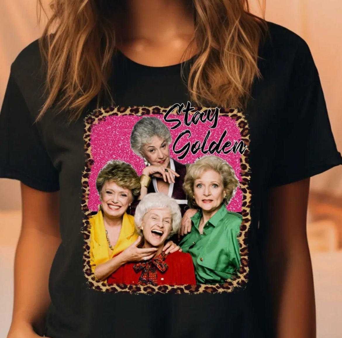 Golden Girls Black Graphic T-Shirt