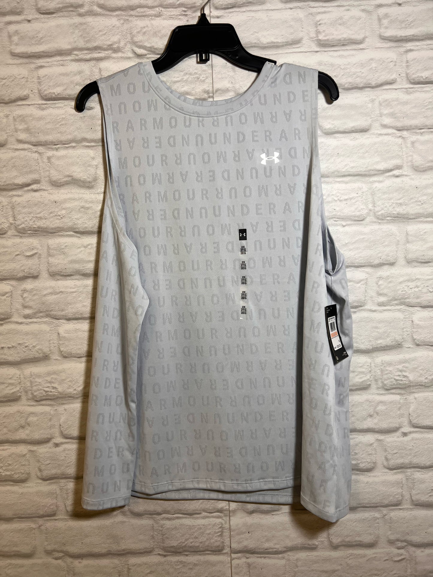 Size 2X Under Armour  NWT Gray Tank Top