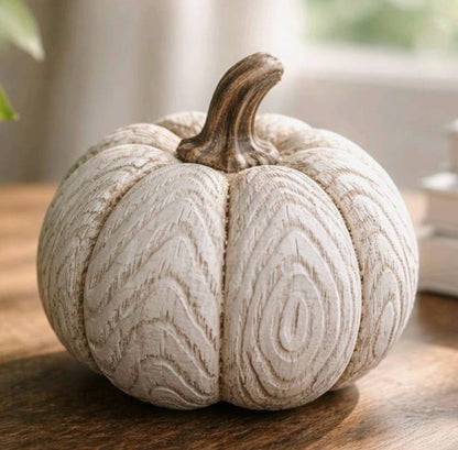 Resin White 'Betty Boop' Pumpkin 5x5x4 Inches