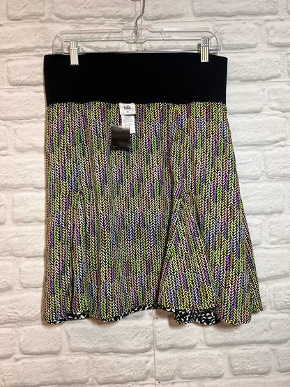 Size M CAbi Multicolor Reversible Skirt