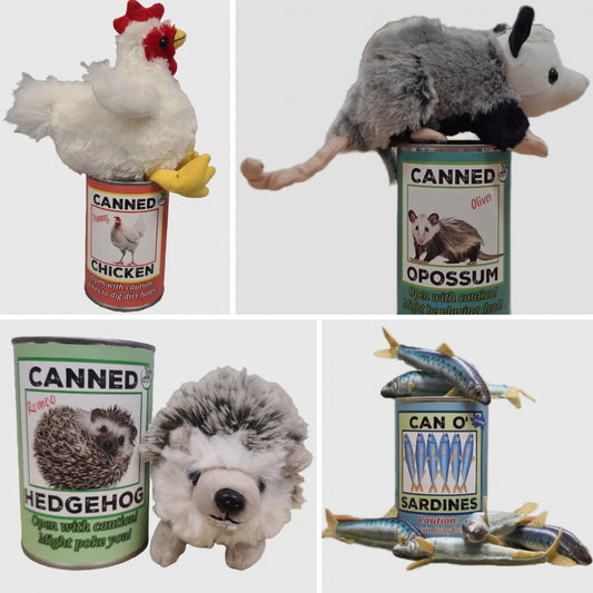 Canned Critter Plush – Pop-Top Stuffed Animal Toy