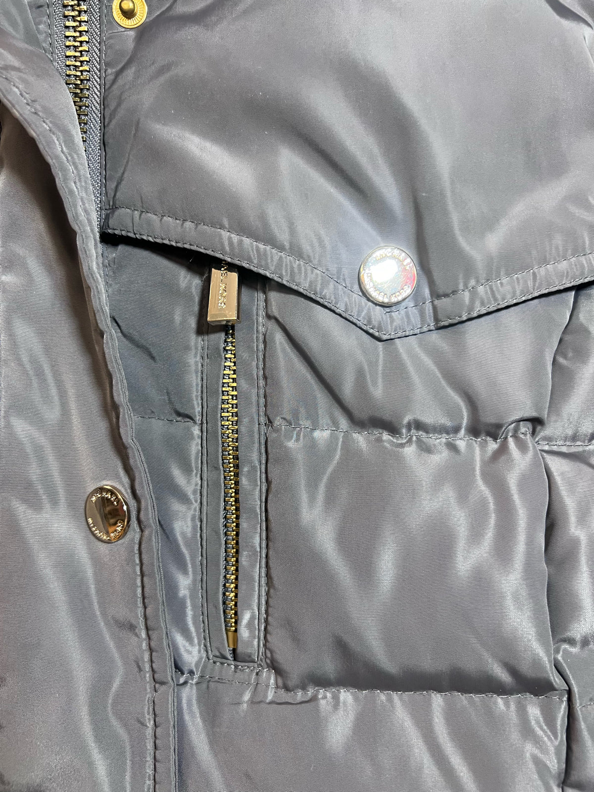 Size S MICHAEL Michael Kors Down & Feather Filled Coat