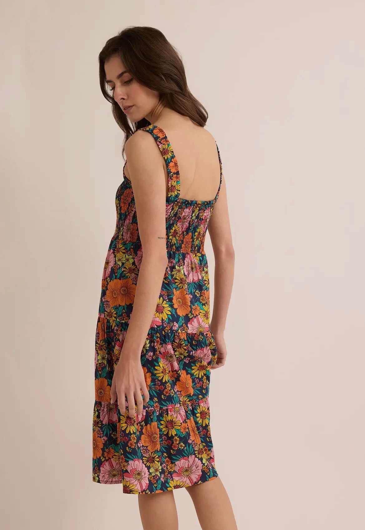Zinnias for Zoe Bohera Floral Sundress Sizes S-XL