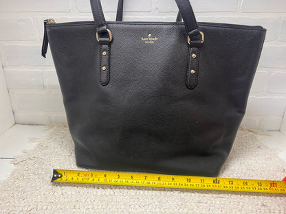 Kate Spade Penny Larchmont Avenue Black Pebbled Leather Shoulder Bag – Classic Designer Handbag