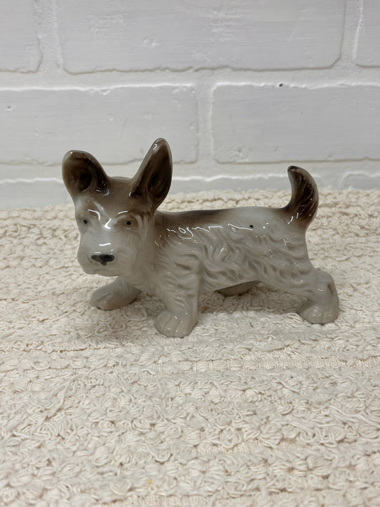 Vintage Scotty Dog Ceramic Figurine