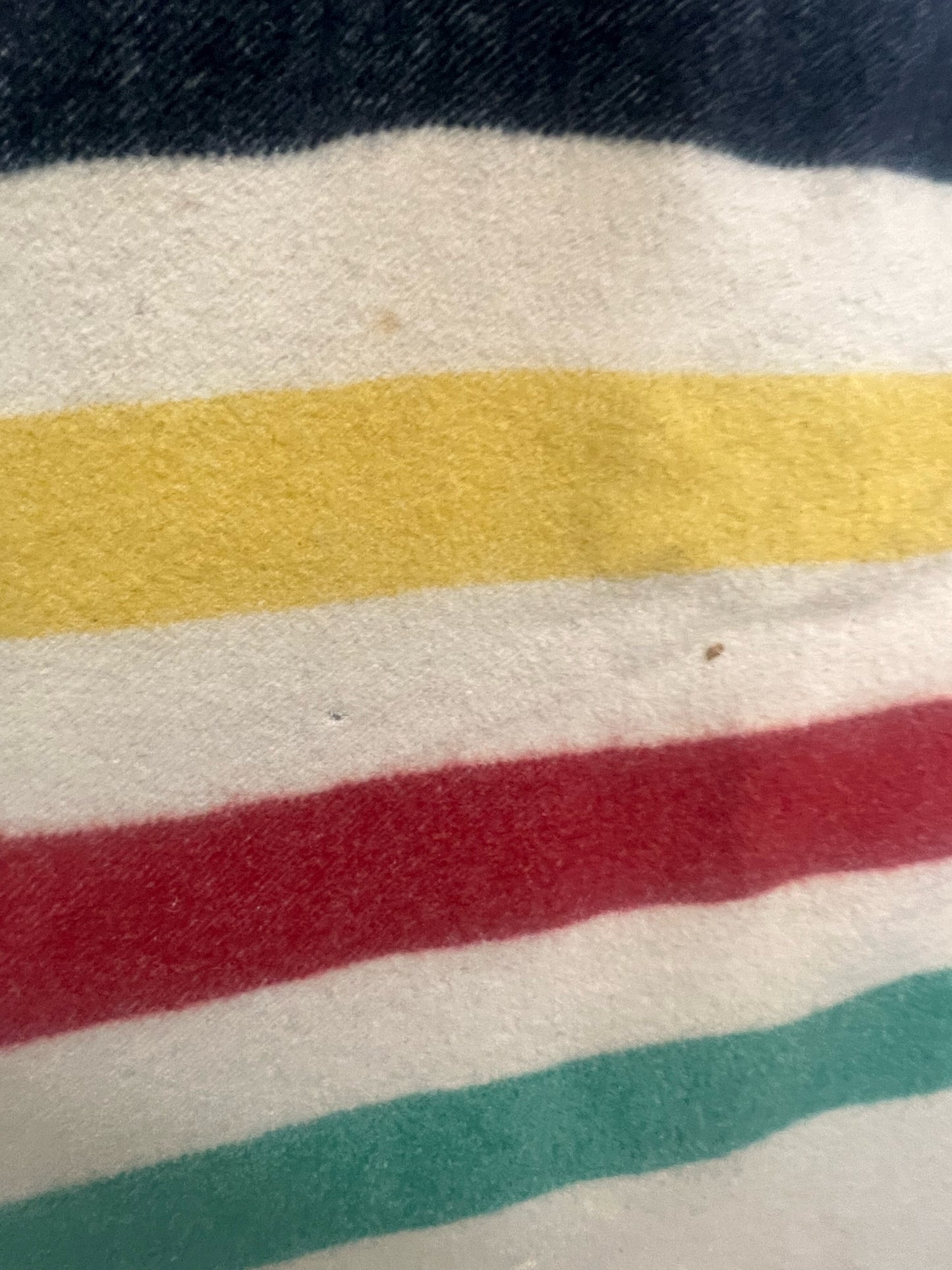 Vintage Wool Striped Blanket