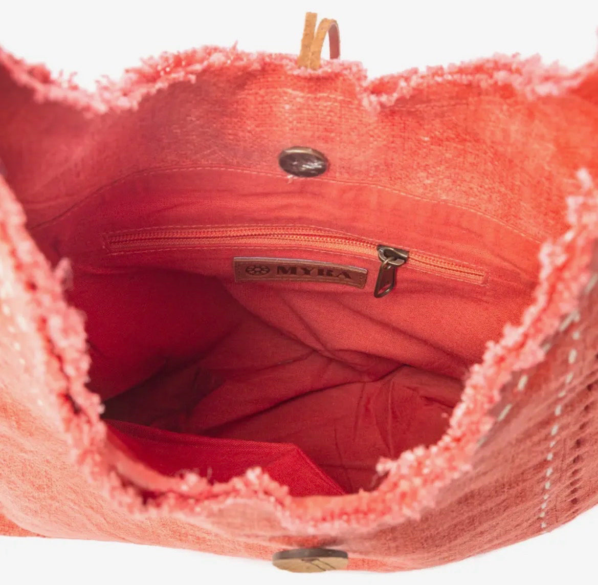 Myra Bag Desert Hibiscus Canva Shoulder Bag