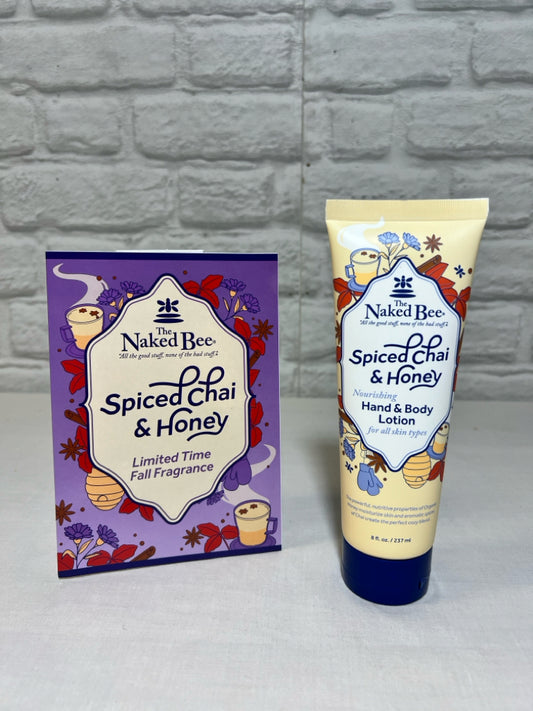 Naked Bee Spiced Chai & Honey Lotion, 8 ounce