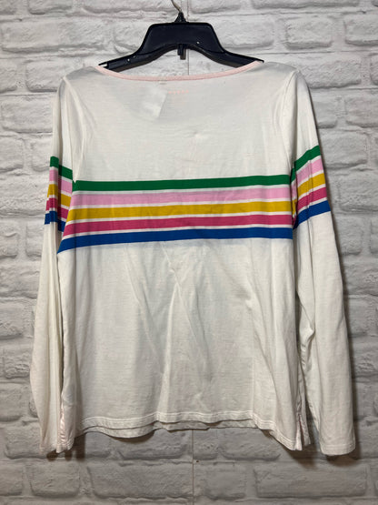 Size 12 Boden Multicolor Stripe T-shirt