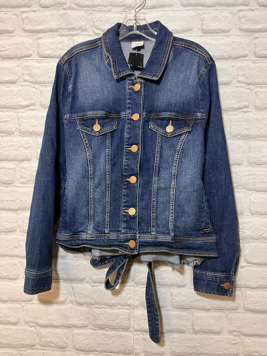 Size XL CAbi Denim Jacket w/ Tieback