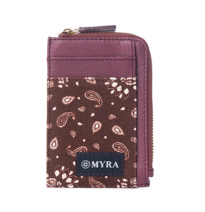Myra Bag Leather Credit Card Holder/Wallet - Multiple Color Options