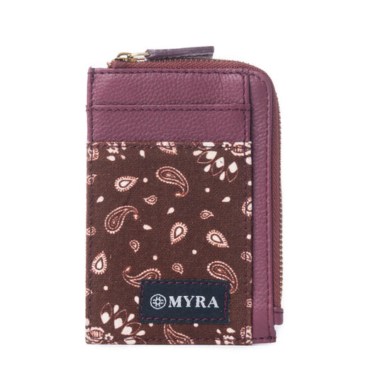 Myra Bag Leather Credit Card Holder/Wallet - Multiple Color Options