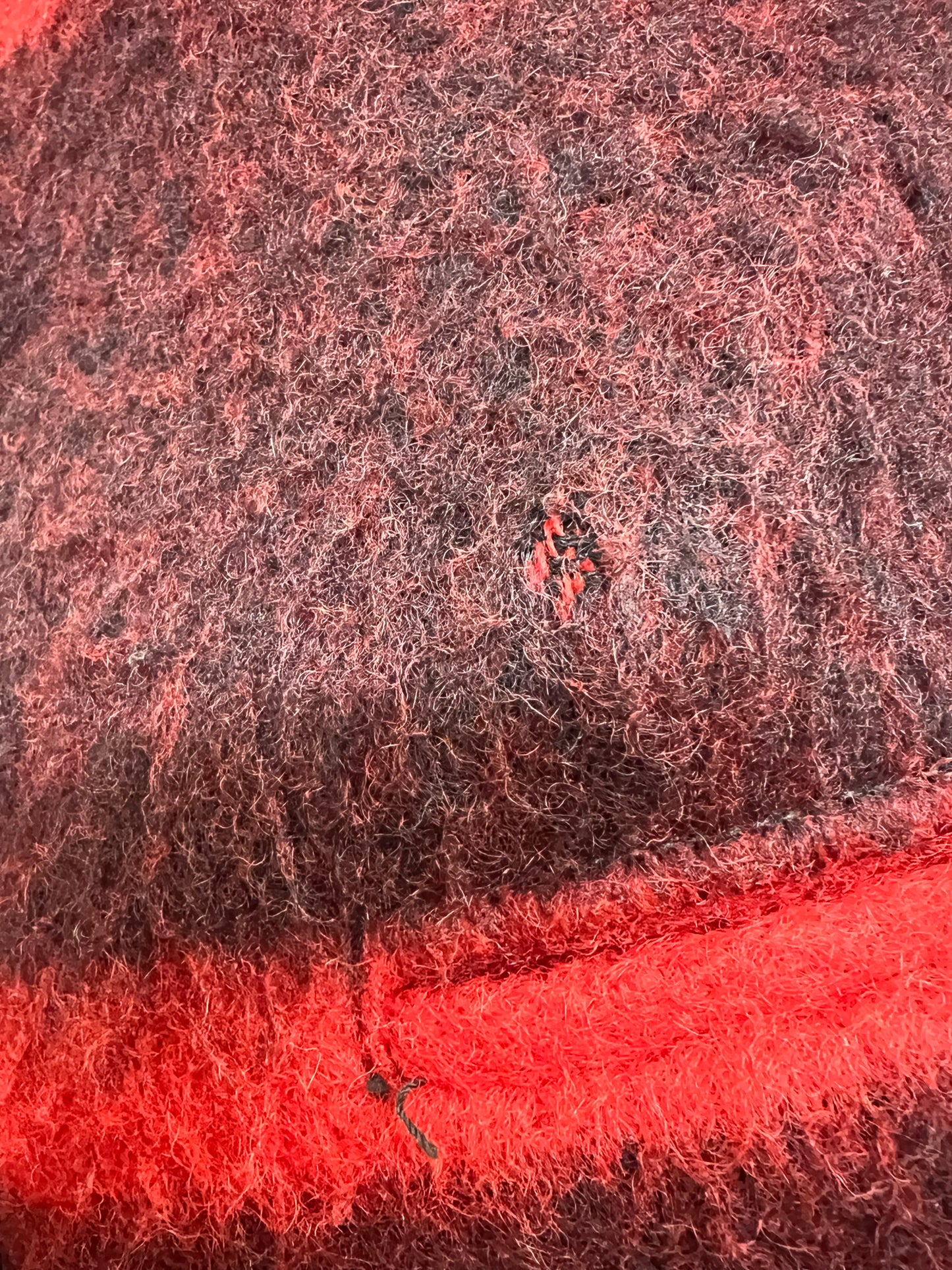 Field & Stream Red & Black Vintage Wool Coat