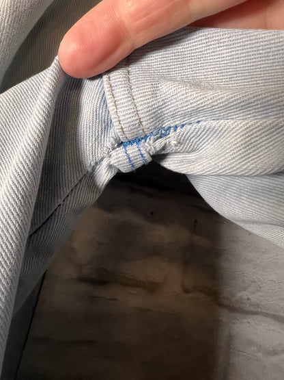 French Star Size 31 Waist Light Wash Long Inseam Wide Leg jeans