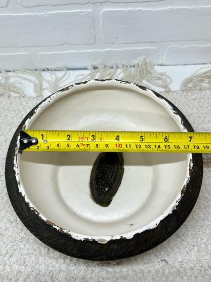 McCoy pottery shallow bulb dish 1960s