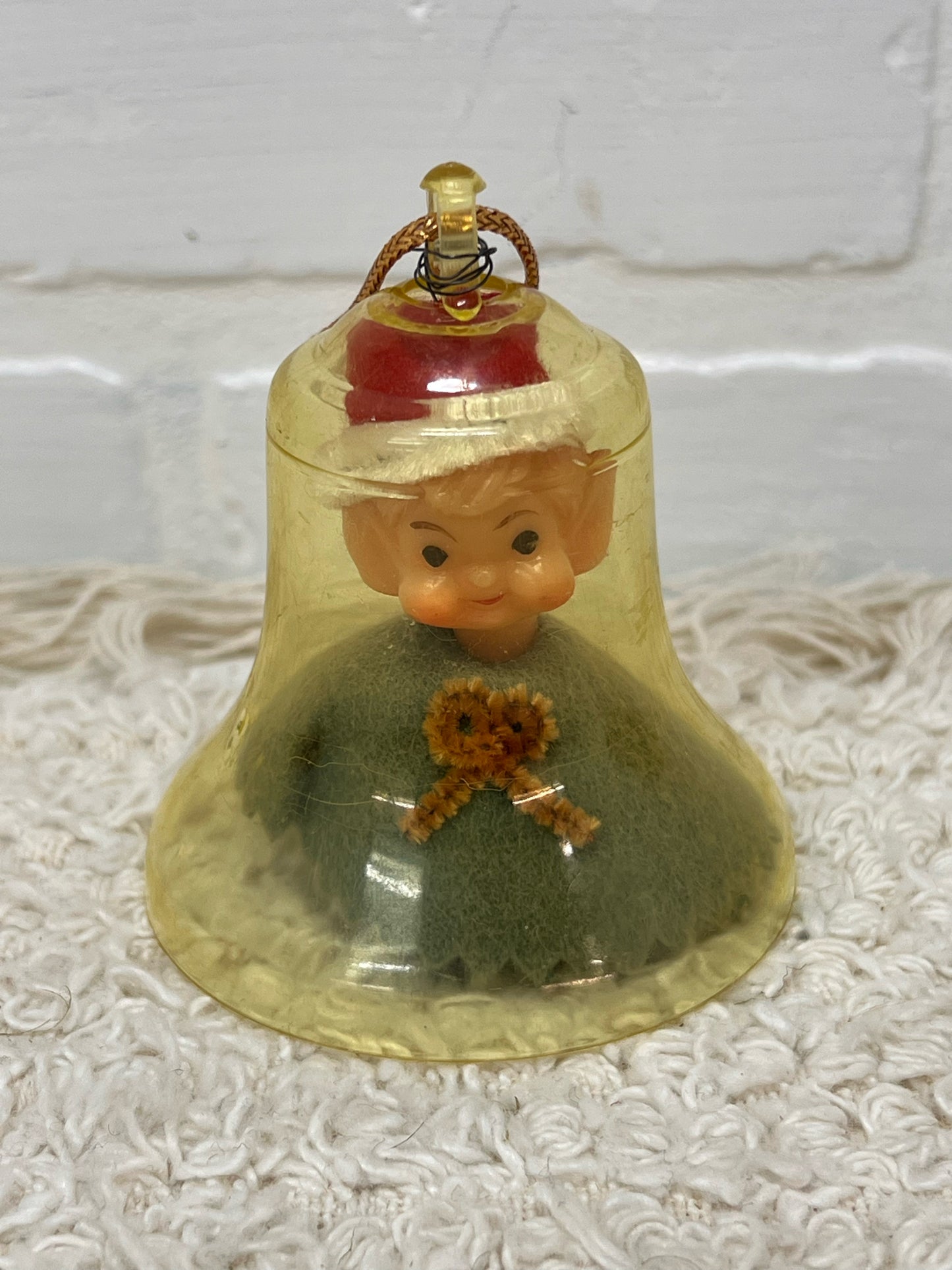 Mid-Century Pixie in a Bell Ornament
