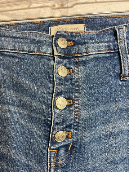 Madewell Size 34 Waist petite Cut Slim Straight Leg Jeans