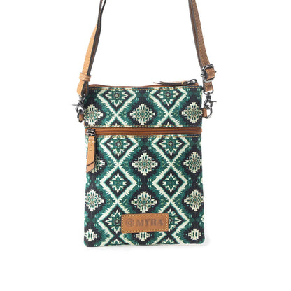 Myra Bag Grand Mesa memories Crossbody in Green