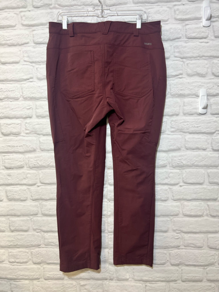 Duluth Trading Co. Size 14 maroon nylon pants