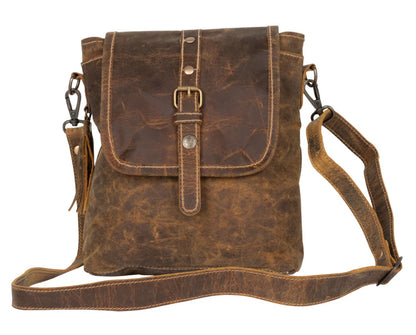 Myra Bag Brown Beauty Leather Crossbody Bag