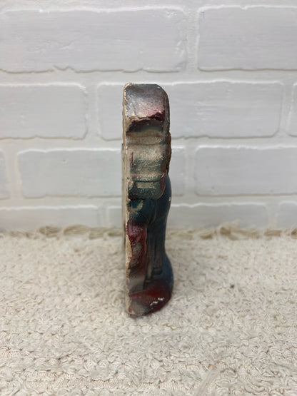 Vintage Chalkware Blue Horse - Carnival Prize