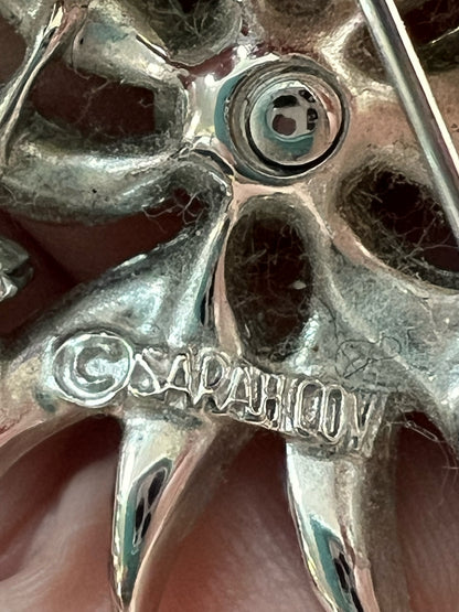 Sarah Coventry 1960's clear rhinestone pin
