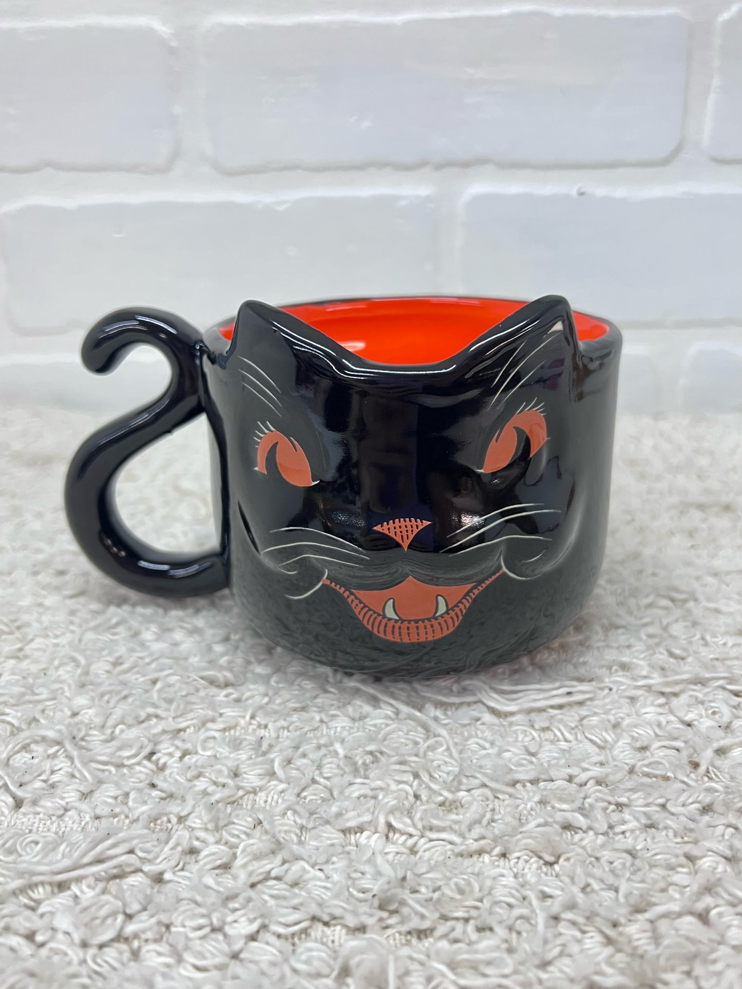 Beistle Halloween Black Cat Mug