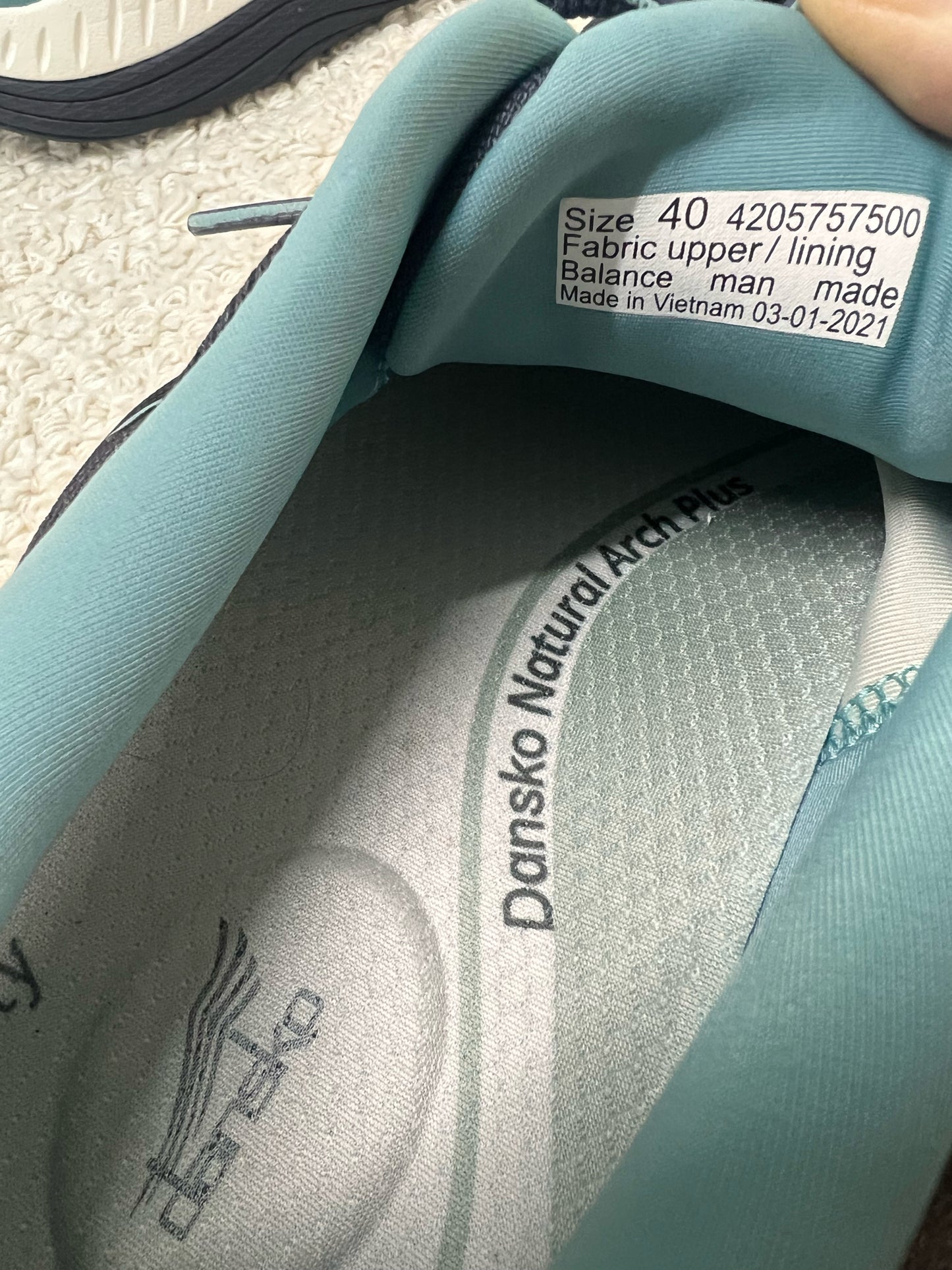 Shoe Size 40 Dansko Blue Sneakers