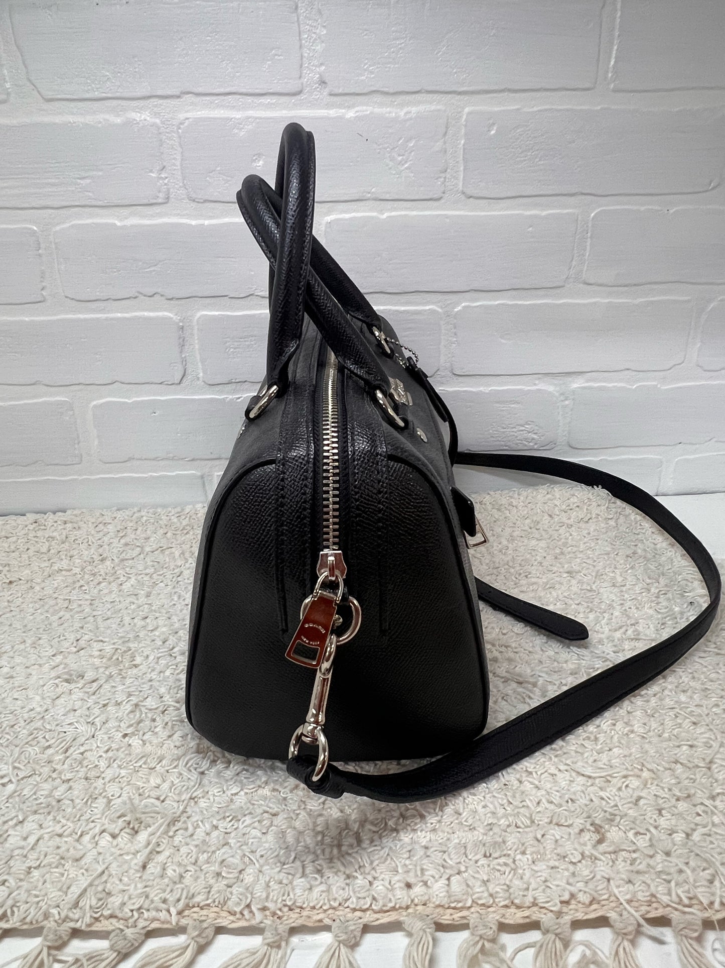 Coach Leather Rowan Satchel Crossboy Bag