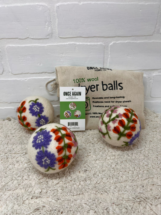 Once Again Home Co. Wool Dryer Balls - Garden Multi
