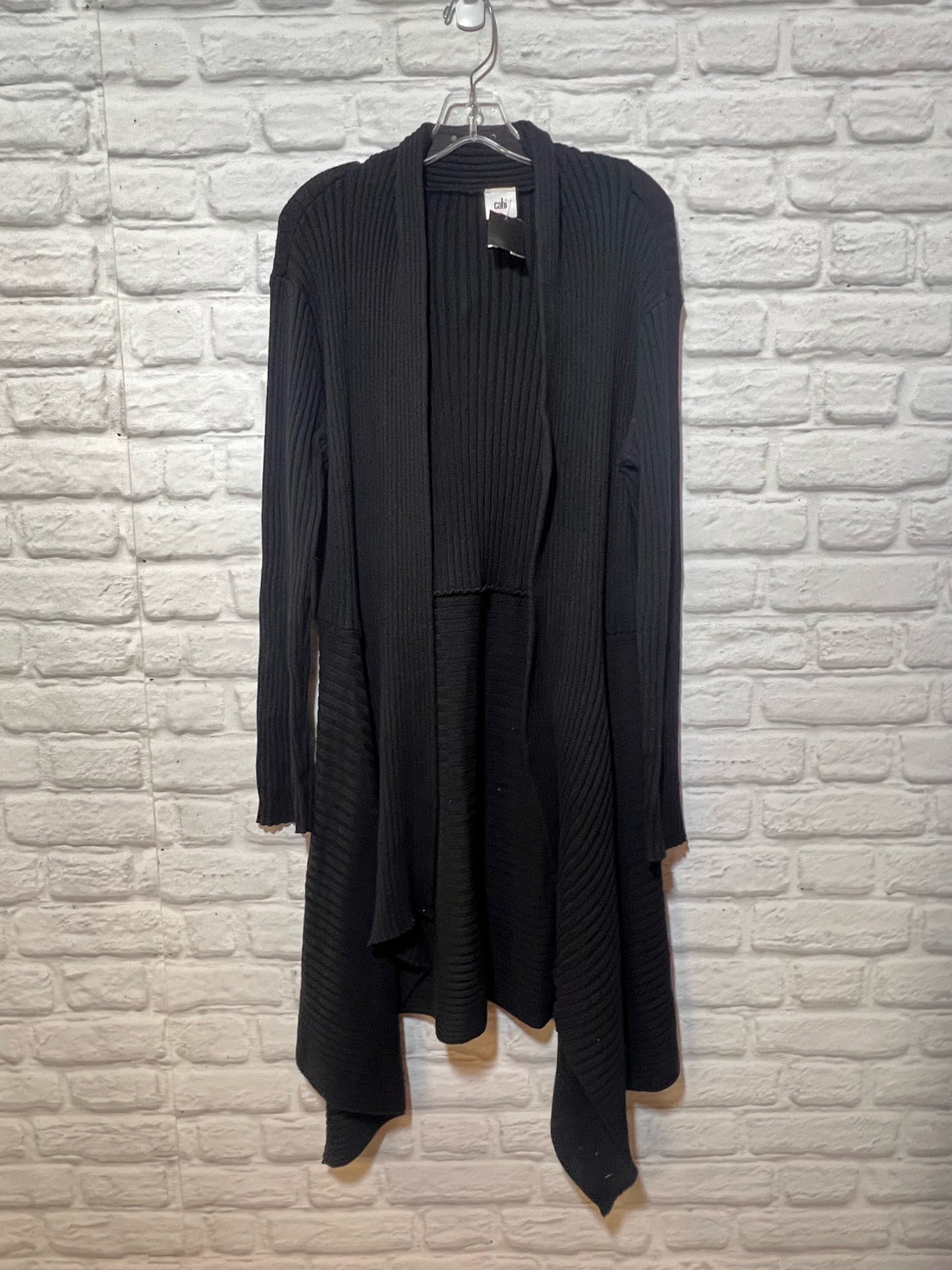 Size XL CAbi Long Black Cardigan