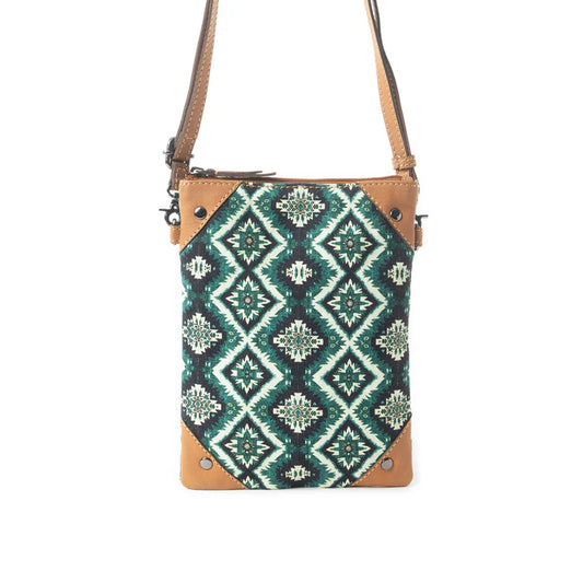 Myra Bag Grand Mesa memories Crossbody in Green