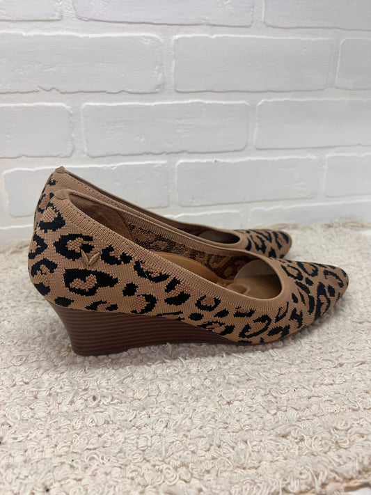 Shoe Size 39 Vivaia Leopard Print Wedges