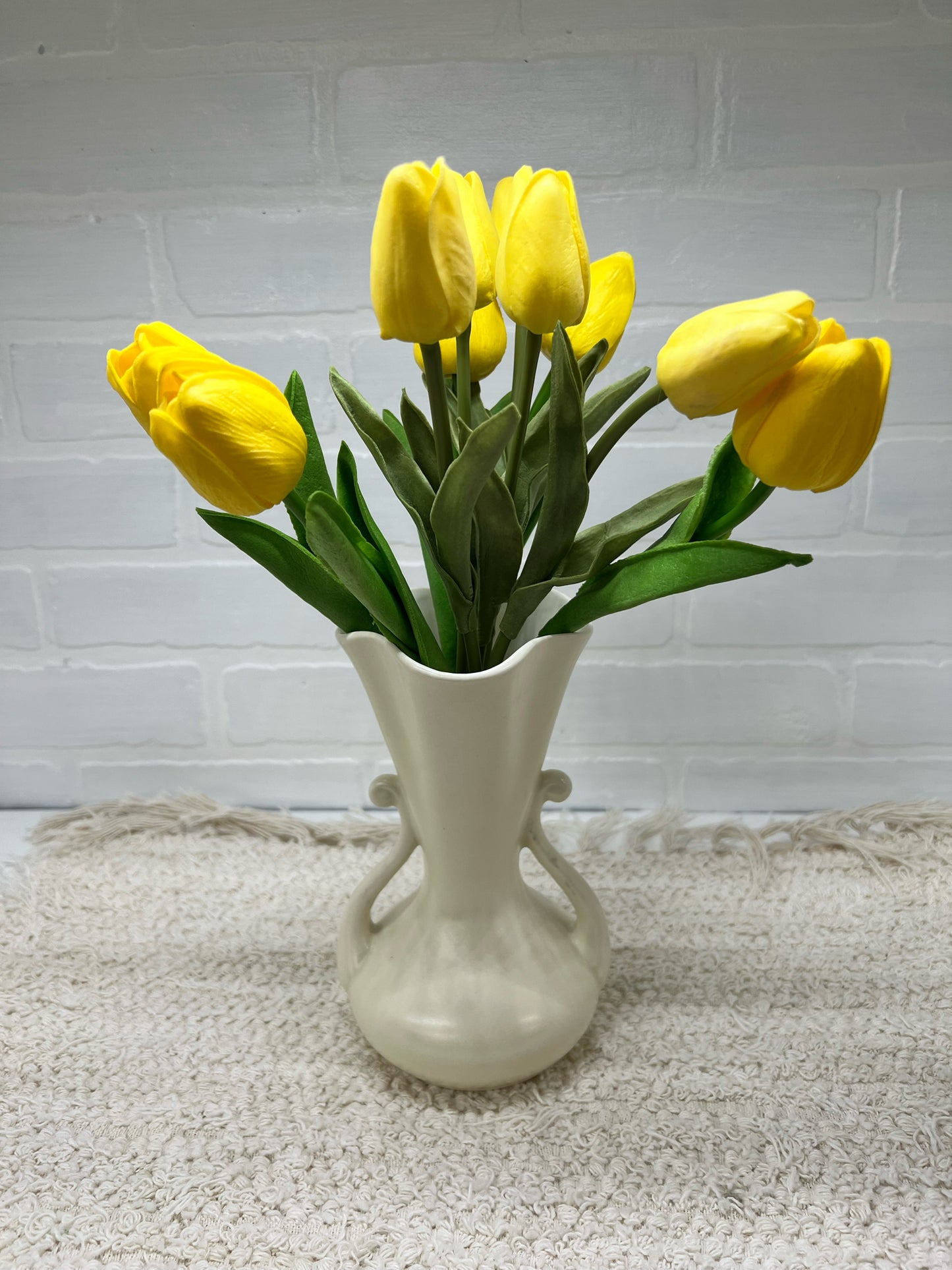 Yellow real feel tulip bundle