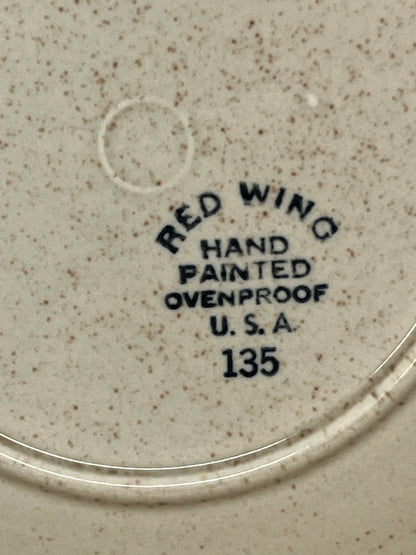 Red Wing Pottery Kashmir Pattern Salad Plate