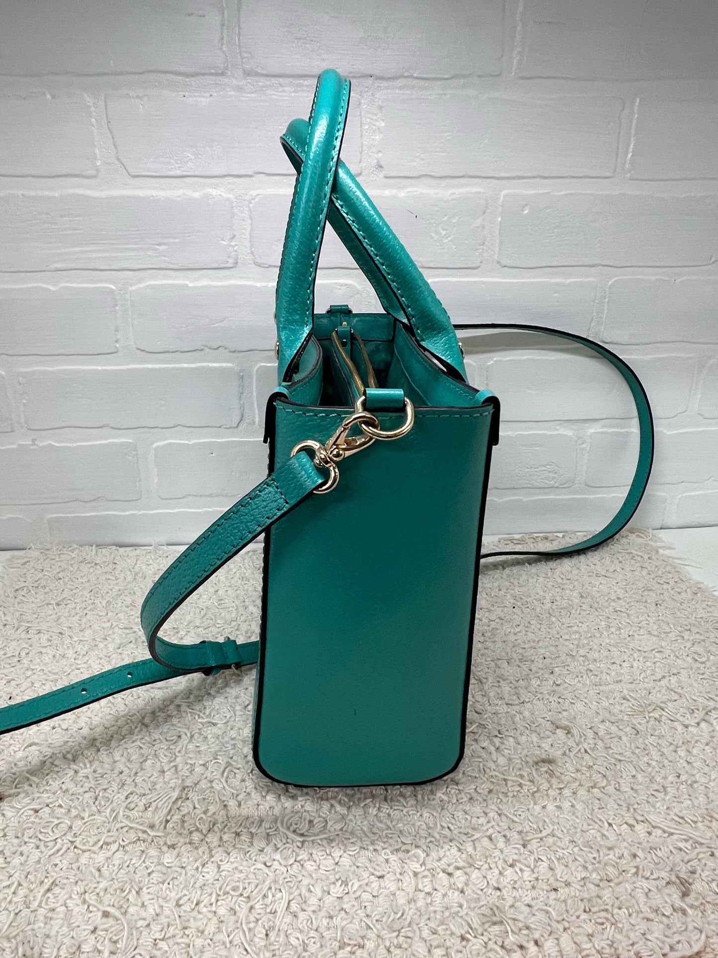 Kate Spade Turquoise  Wellesley style satchel/crossbody