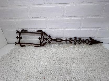 Antique cast iron weather vane