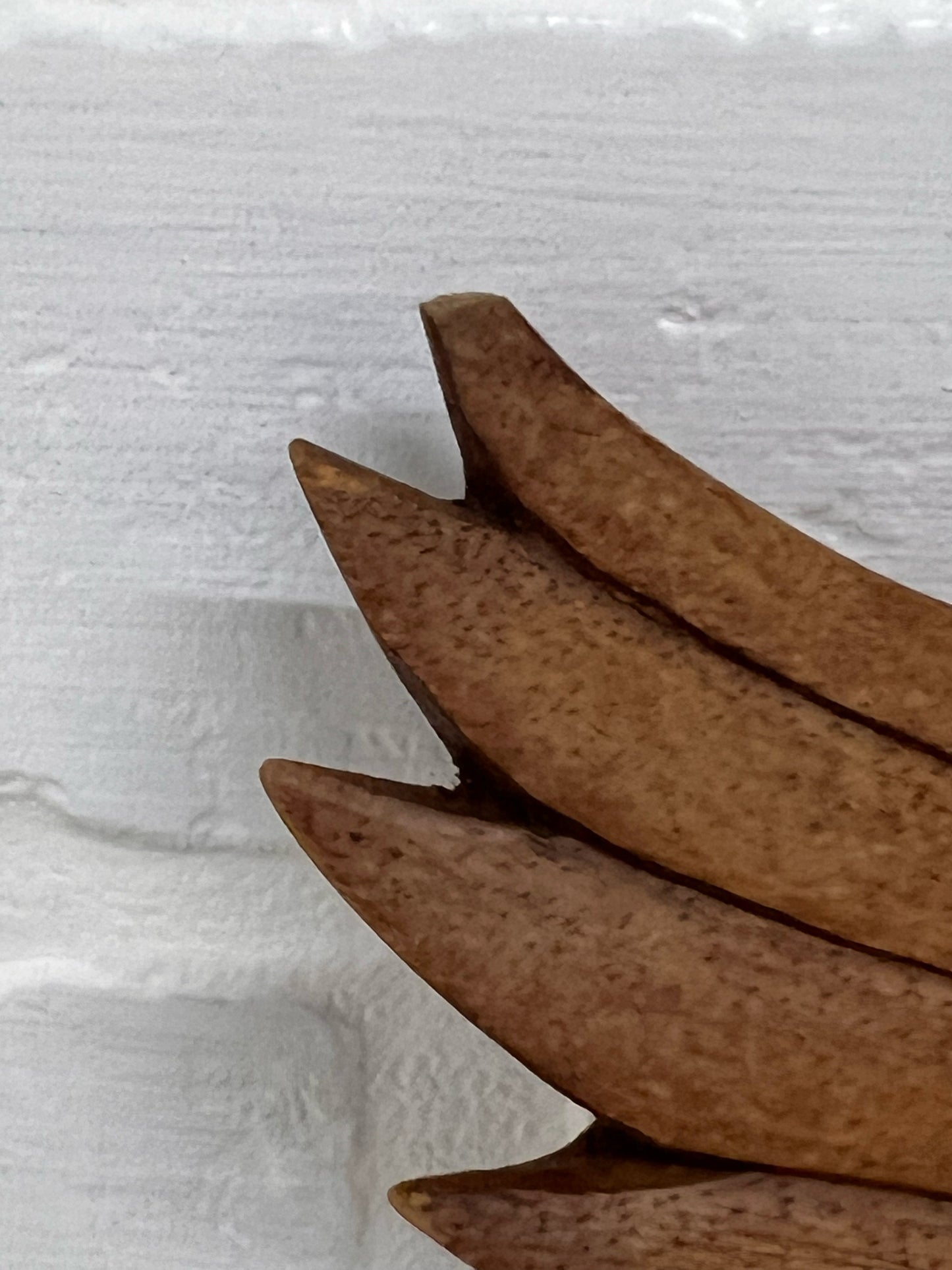Vintage Wood Carving of Winged Heart
