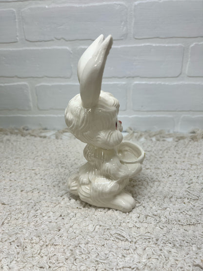 Vintage ceramic Easter bunny figurine