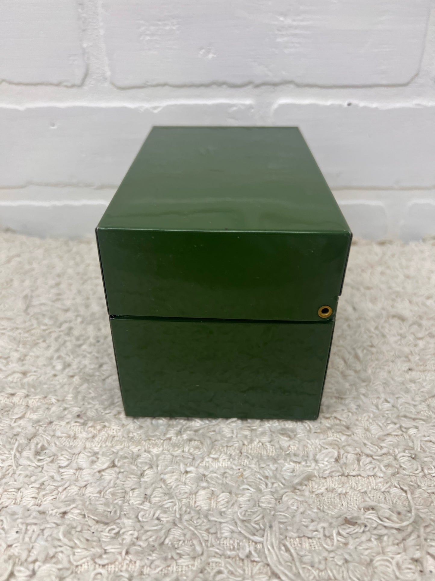 Syndicate Mfg. Co. Recipe Box - Sold Dark Green