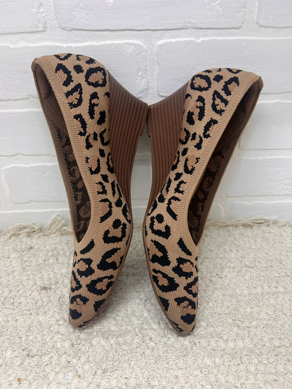 Shoe Size 39 Vivaia Leopard Print Wedges