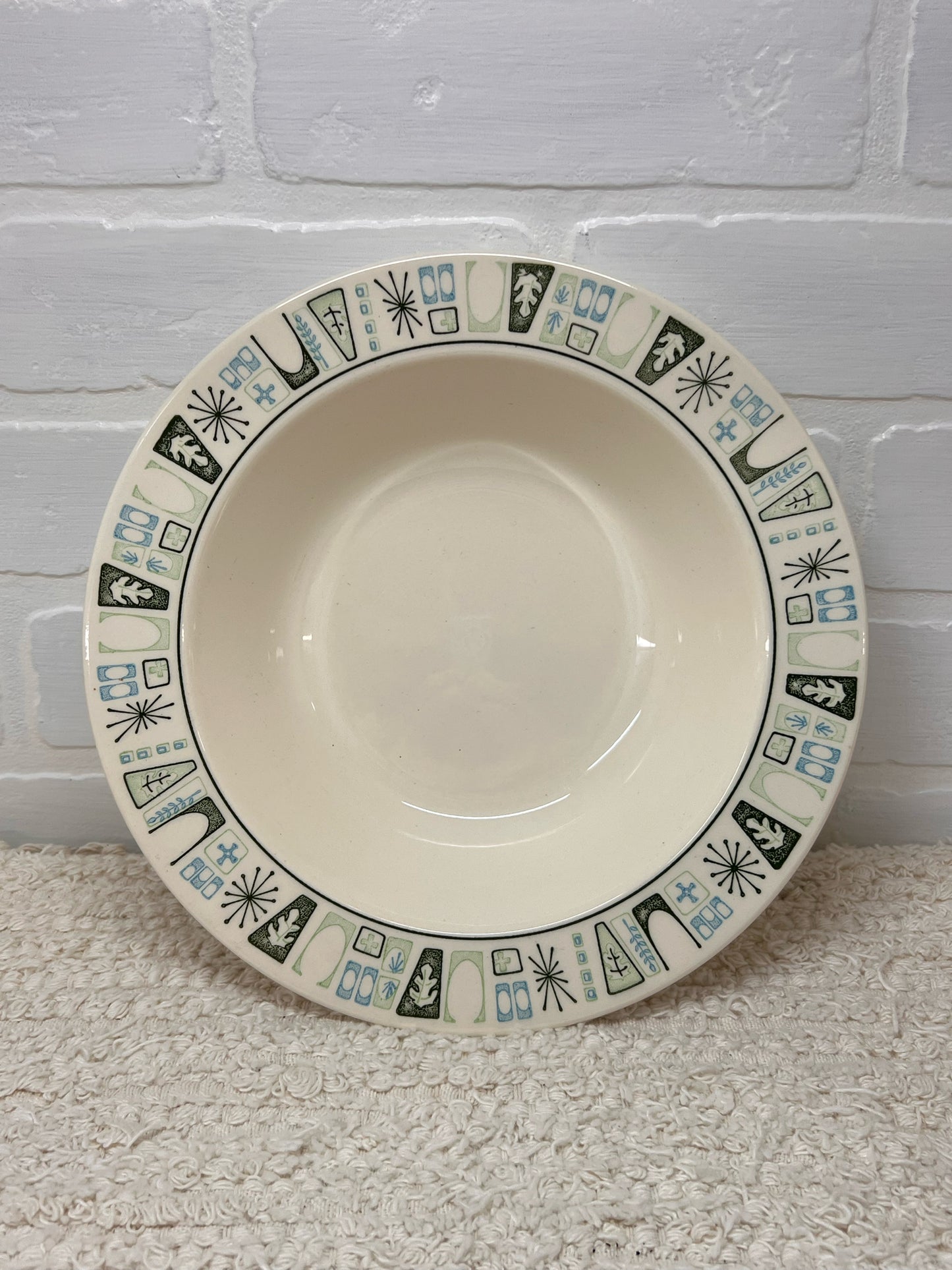 Taylorstone MCM Atomic Serving Bowl Cathay