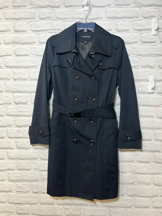 Size L London Fog navy blue trench coat (Outdoor)