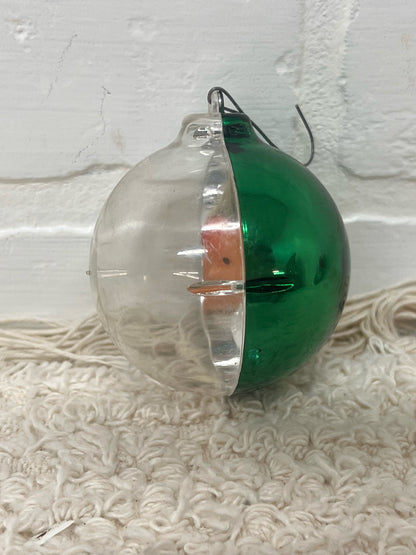 Vintage JewelBrite Elf Diorama Ornament