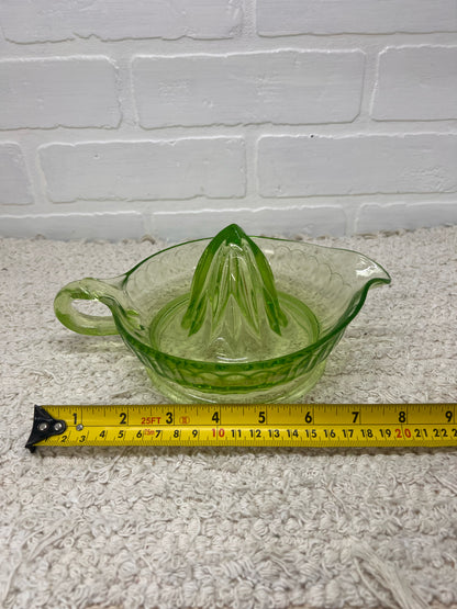 Vintage Uranium Glass Juice Reamer