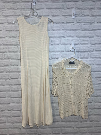 Impulse Brand Vintage 90's Two-Piece Dress & Cardigan Combo
