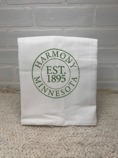 Harmony, MN Flour Sack Towel