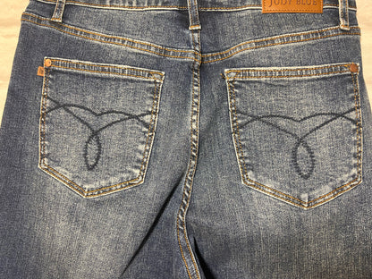 High Waisted Wide Leg Crops w/ Back Pocket Embroidery