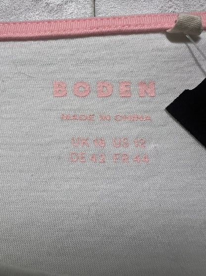 Size 12 Boden Multicolor Stripe T-shirt