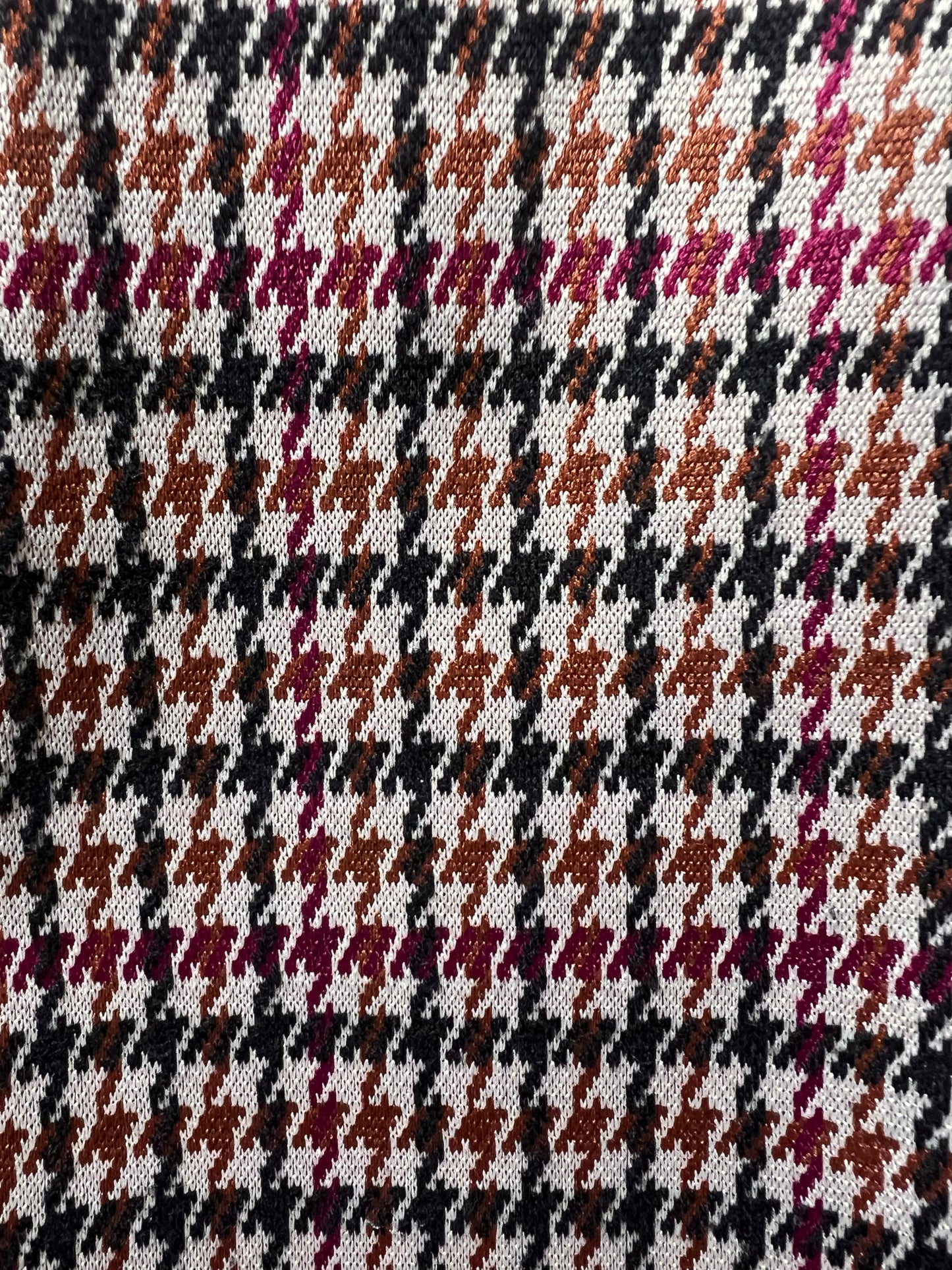 Size 1X Maurice's Houndstooth Check Skirt